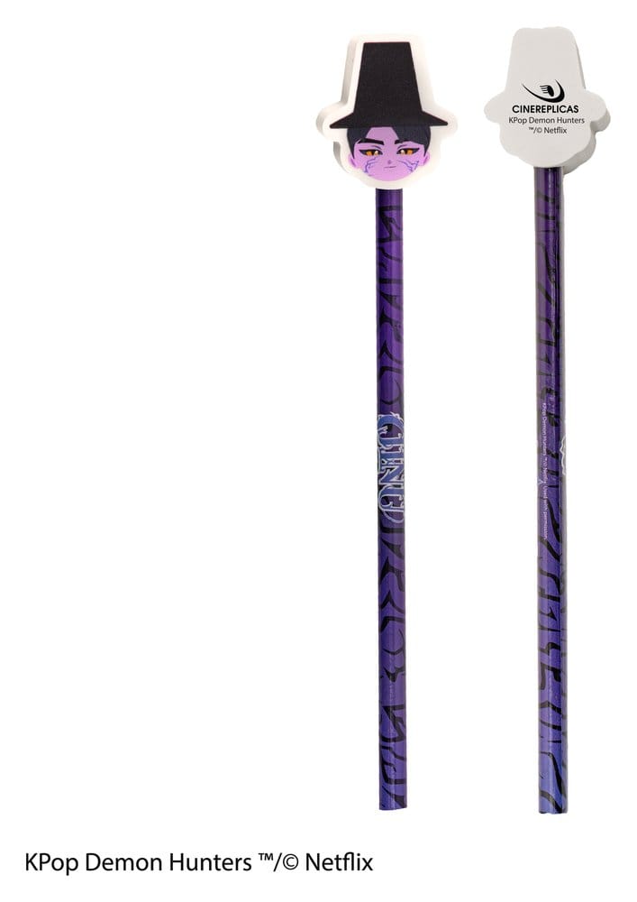 [PREORDINE] KPop Demon Hunters - Set Matite & Gomme da Cancellare Serie 1 Display (30 pezzi) - Cinereplicas - Cancelleria