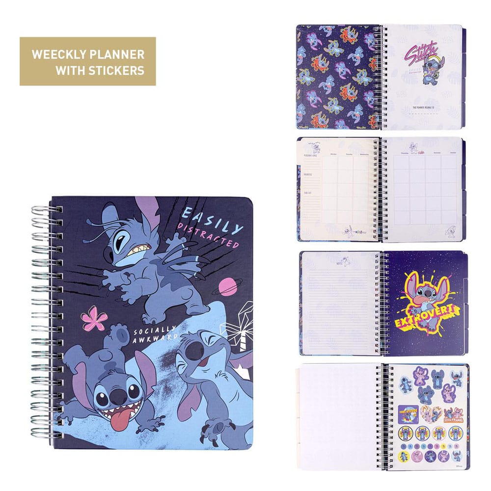 STITCH - Undated Weekly Planner Calendar + Dividers + Stickers