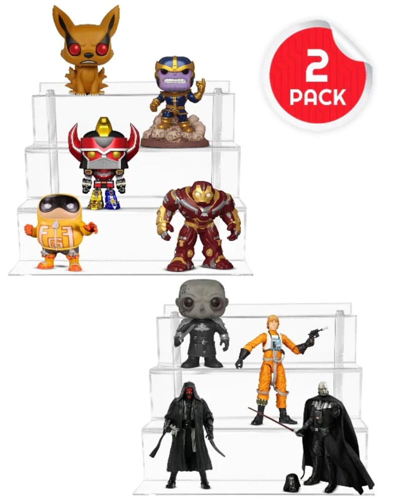 [PREORDER] EVORETRO - Acrylic Display Risers for Funko Pops and Action Figures