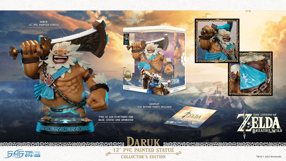 [PREORDINE] The Legend of Zelda: Breath of the Wild Statua PVC Daruk Collector's Edition 30 cm - First 4 Figures - Statue