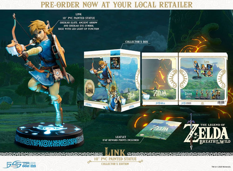 [PREORDINE] Statua Link The Legend of Zelda: Breath of the Wild - Collector's Edition 25 cm - First 4 Figures - Statue