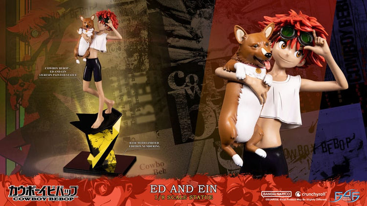 [PREORDINE] Statua Cowboy Bebop: Ed & Ein 1/8 - 28 cm - First 4 Figures - Statue