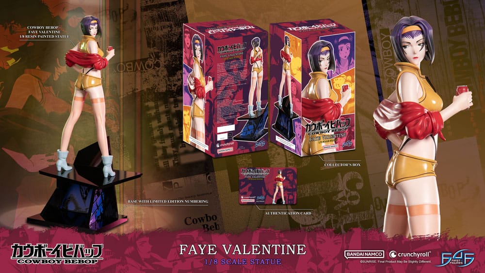 [PREORDINE] Statua Cowboy Bebop - Faye Valentine 32 cm - First 4 Figures - Statue