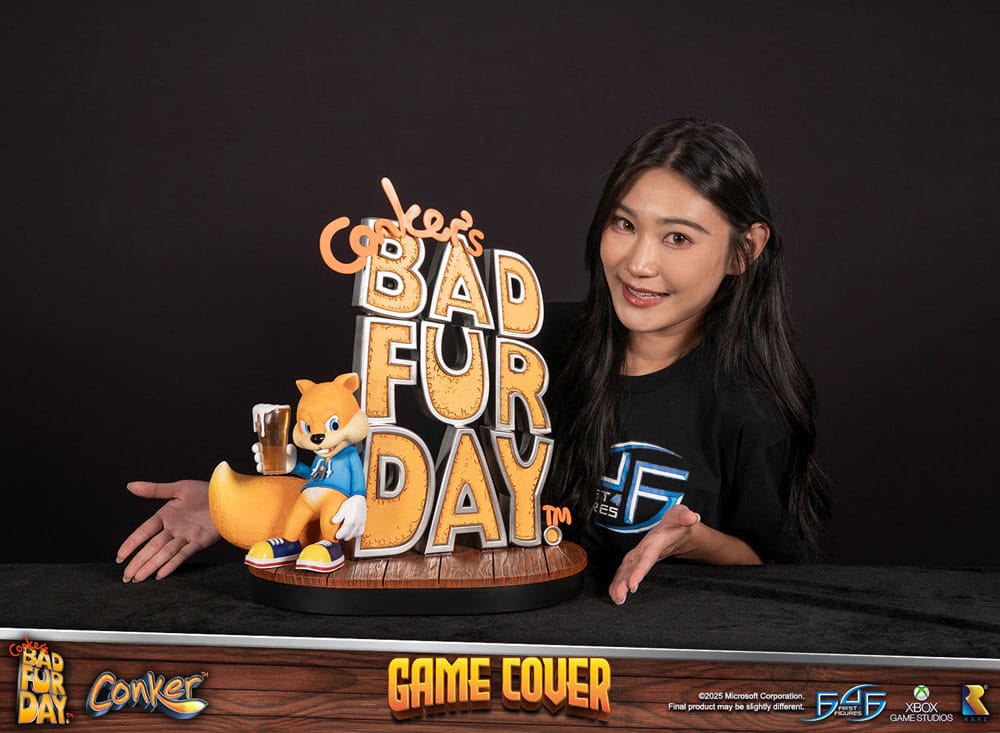 [PREORDINE] Statua Conker's Bad Fur Day - Game Cover Exclusive Edition 45 cm - First 4 Figures - Statue