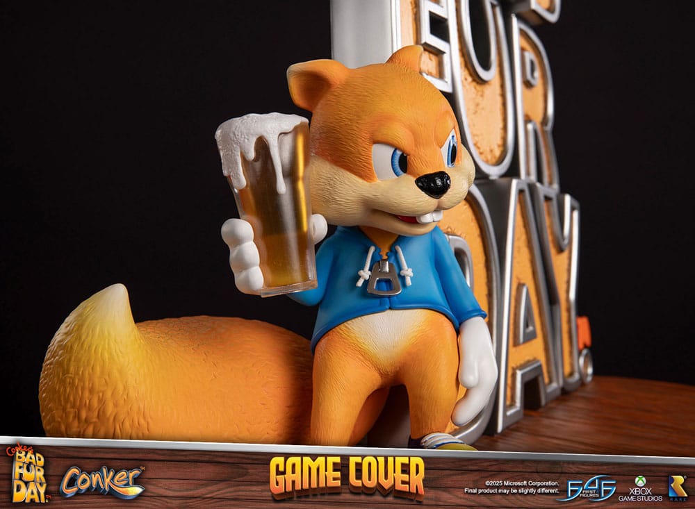 [PREORDINE] Statua Conker's Bad Fur Day - Game Cover Exclusive Edition 45 cm - First 4 Figures - Statue