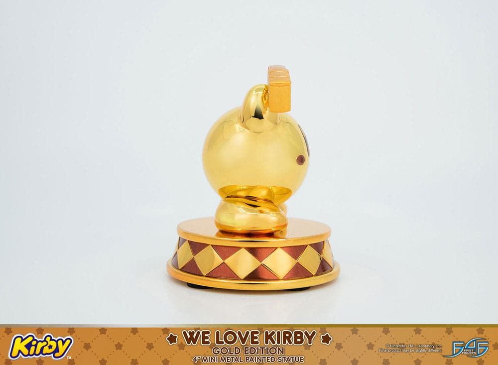 [PREORDINE] Statua Kirby We Love Kirby Gold Edition 10 cm - First 4 Figures - Statue
