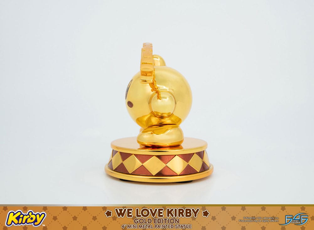 [PREORDINE] Statua Kirby We Love Kirby Gold Edition 10 cm - First 4 Figures - Statue