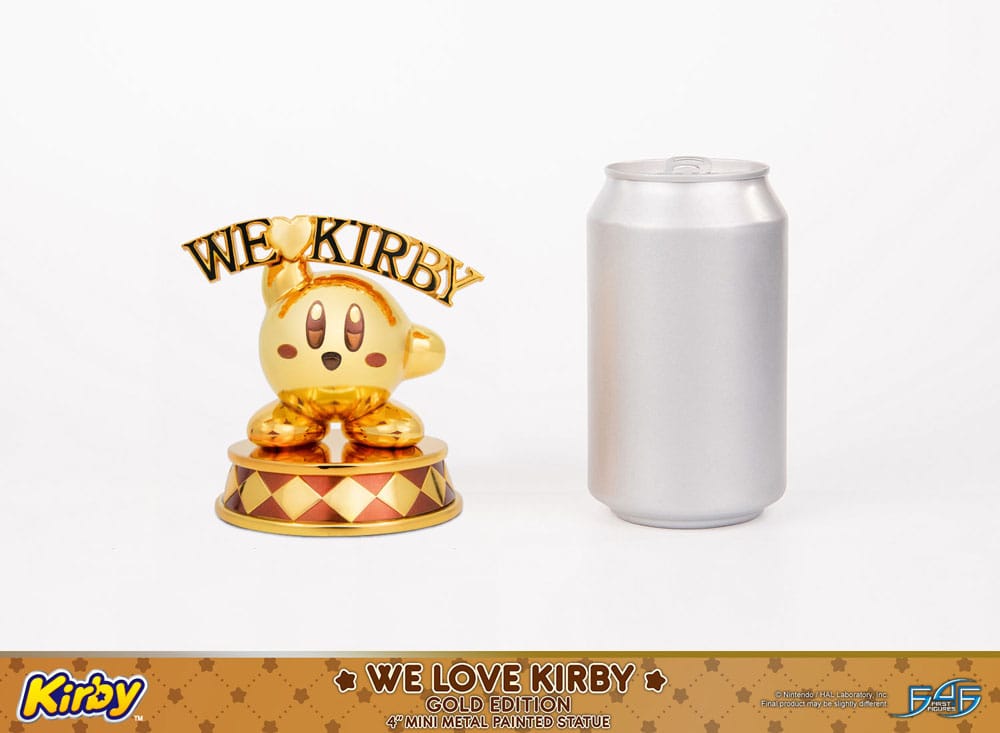 [PREORDINE] Statua Kirby We Love Kirby Gold Edition 10 cm - First 4 Figures - Statue