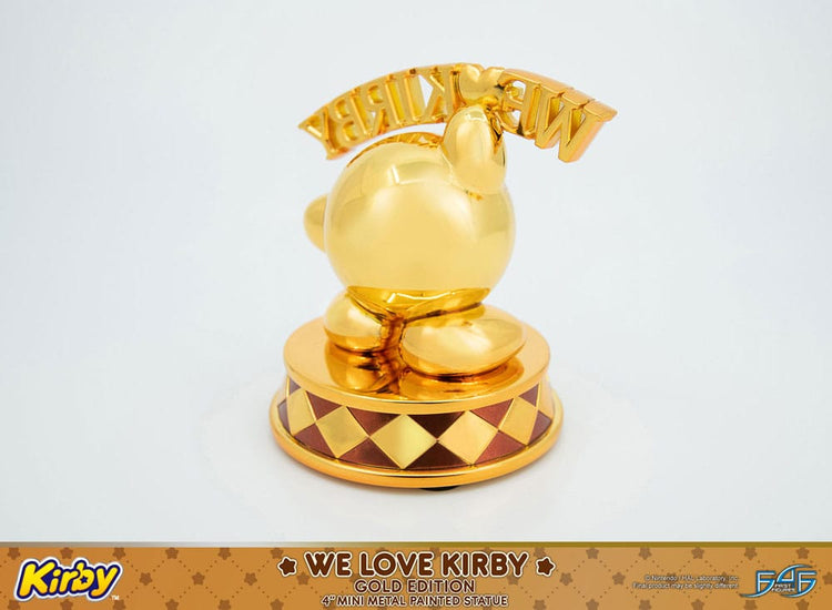 [PREORDINE] Statua Kirby We Love Kirby Gold Edition 10 cm - First 4 Figures - Statue