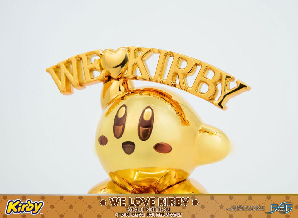 [PREORDINE] Statua Kirby We Love Kirby Gold Edition 10 cm - First 4 Figures - Statue