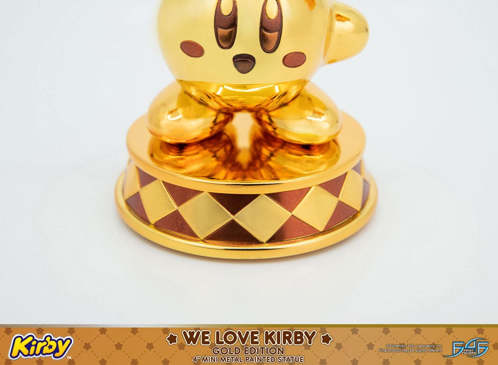 [PREORDINE] Statua Kirby We Love Kirby Gold Edition 10 cm - First 4 Figures - Statue