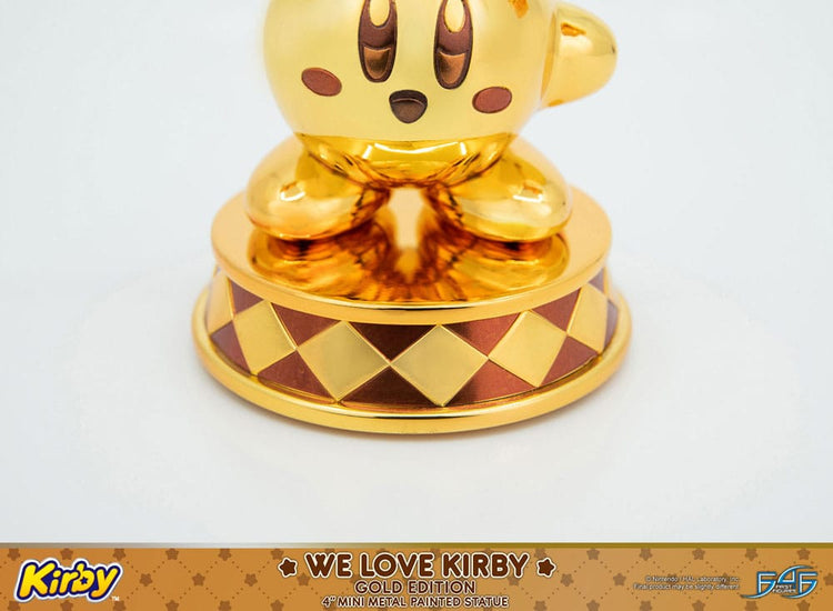 [PREORDINE] Statua Kirby We Love Kirby Gold Edition 10 cm - First 4 Figures - Statue