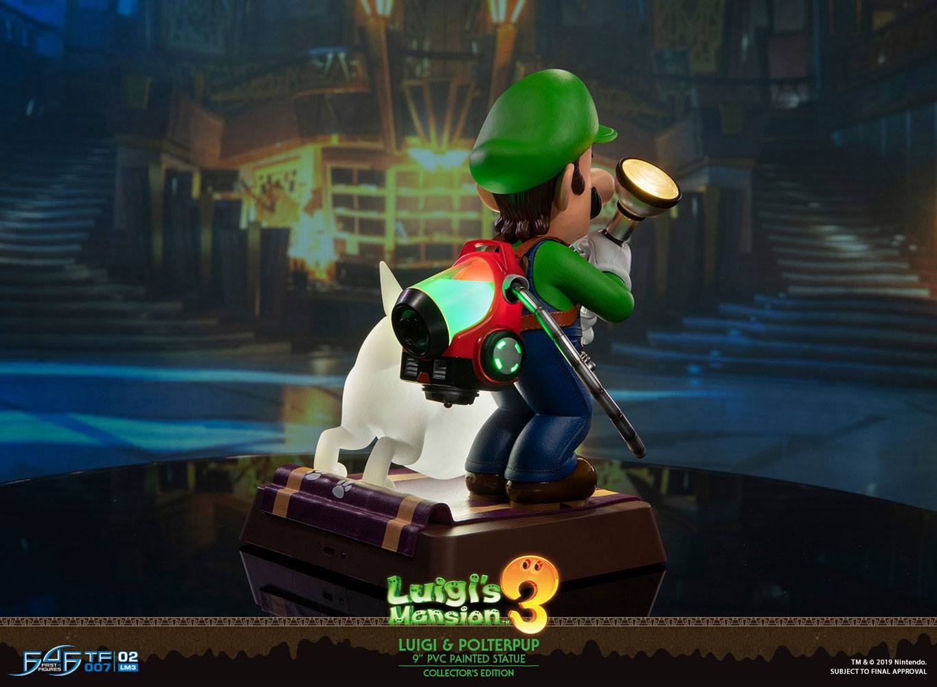 [PREORDINE] Statua Luigi & Polterpup Collector's Edition 23 cm - Luigi's Mansion 3 - First 4 Figures - Statue