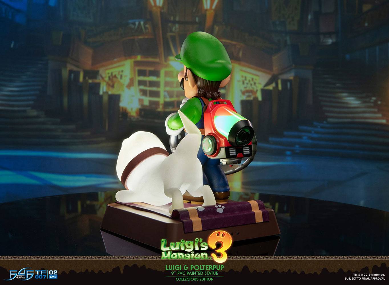 [PREORDINE] Statua Luigi & Polterpup Collector's Edition 23 cm - Luigi's Mansion 3 - First 4 Figures - Statue
