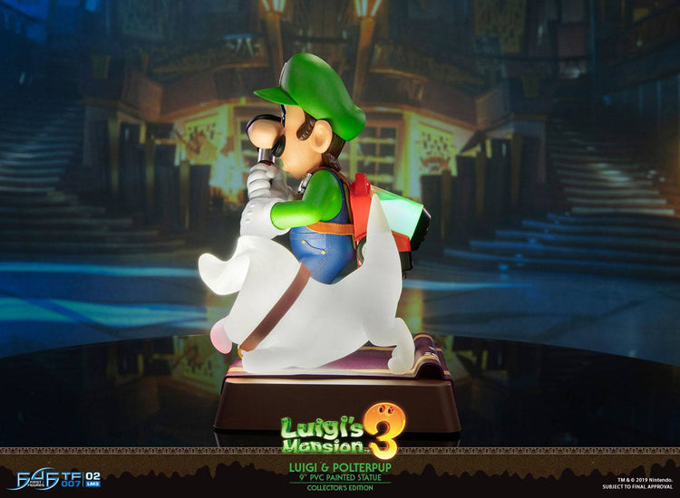 [PREORDINE] Statua Luigi & Polterpup Collector's Edition 23 cm - Luigi's Mansion 3 - First 4 Figures - Statue