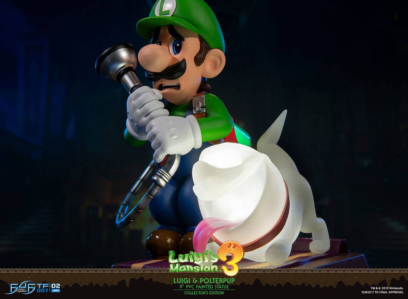 [PREORDINE] Statua Luigi & Polterpup Collector's Edition 23 cm - Luigi's Mansion 3 - First 4 Figures - Statue
