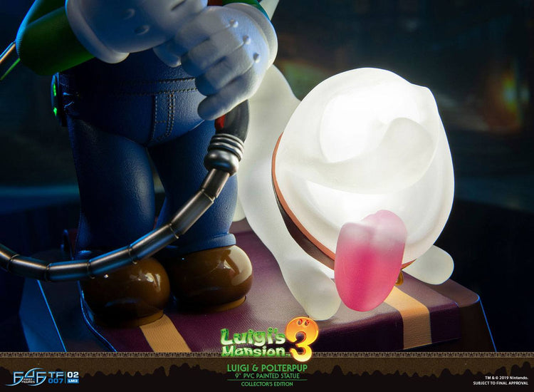 [PREORDINE] Statua Luigi & Polterpup Collector's Edition 23 cm - Luigi's Mansion 3 - First 4 Figures - Statue