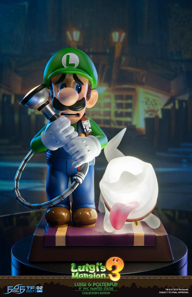 [PREORDINE] Statua Luigi & Polterpup Collector's Edition 23 cm - Luigi's Mansion 3 - First 4 Figures - Statue