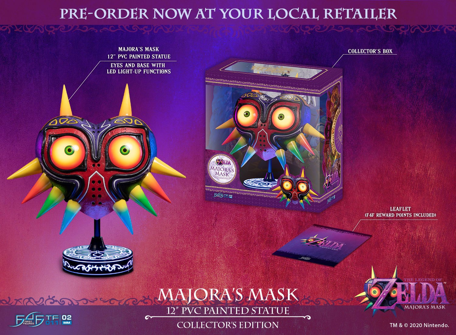 [PREORDINE] Statua The Legend of Zelda: Majora's Mask Collectors Edition 30 cm - First 4 Figures - Statue