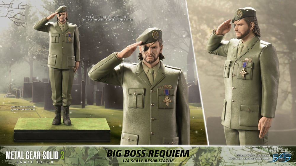 [PREORDINE] Metal Gear Solid 3: Snake Eater - Statua Big Boss Requiem 1/4 - 55 cm - First 4 Figures - Statue