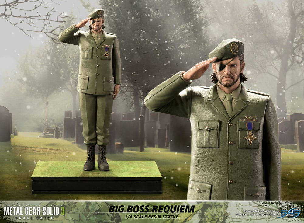 [PREORDINE] Metal Gear Solid 3: Snake Eater - Statua Big Boss Requiem 1/4 - 55 cm - First 4 Figures - Statue