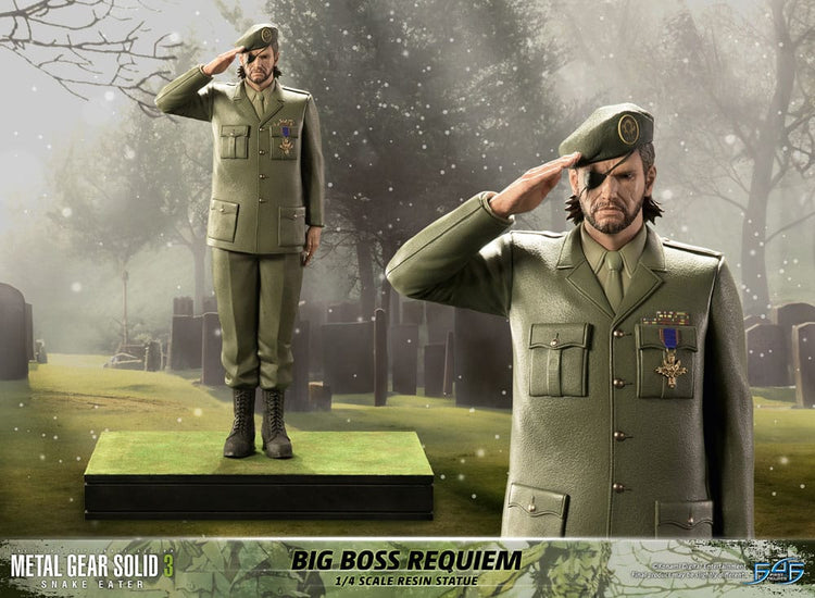 [PREORDINE] Metal Gear Solid 3: Snake Eater - Statua Big Boss Requiem 1/4 - 55 cm - First 4 Figures - Statue