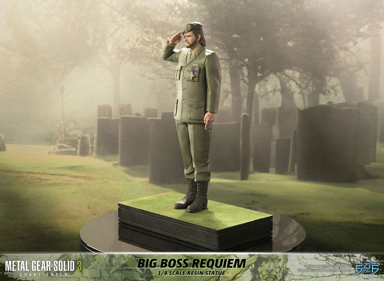 [PREORDINE] Metal Gear Solid 3: Snake Eater - Statua Big Boss Requiem 1/4 - 55 cm - First 4 Figures - Statue