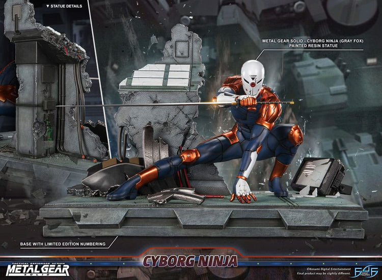 [PREORDINE] Metal Gear Solid Statua Cyborg Ninja (Gray Fox) 41 cm - First 4 Figures - Statue