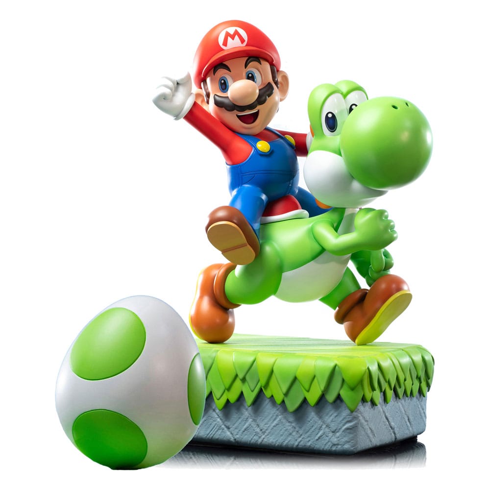 [PREORDINE] Statua Super Mario Mario & Yoshi 48 cm - First 4 Figures - Statue