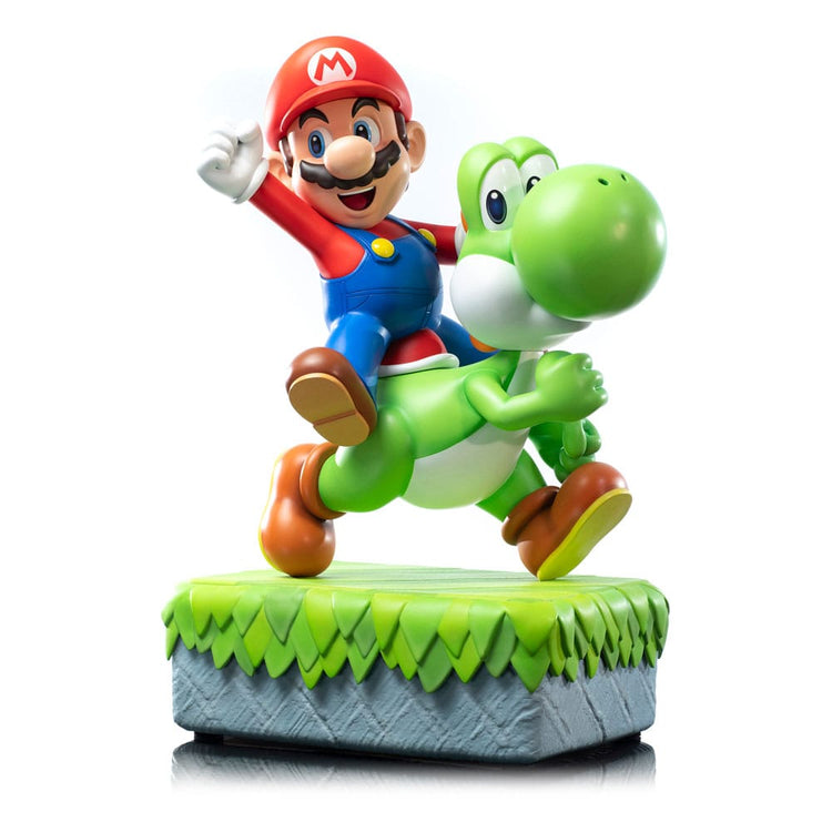 [PREORDINE] Statua Super Mario Mario & Yoshi 48 cm - First 4 Figures - Statue