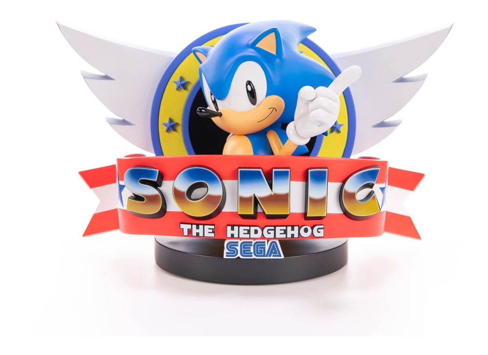 [PREORDINE] Statua Sonic the Hedgehog - Title Screen 21 cm - First 4 Figures - Statue