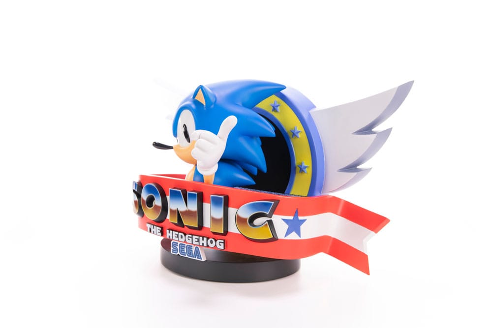 [PREORDINE] Statua Sonic the Hedgehog - Title Screen 21 cm - First 4 Figures - Statue