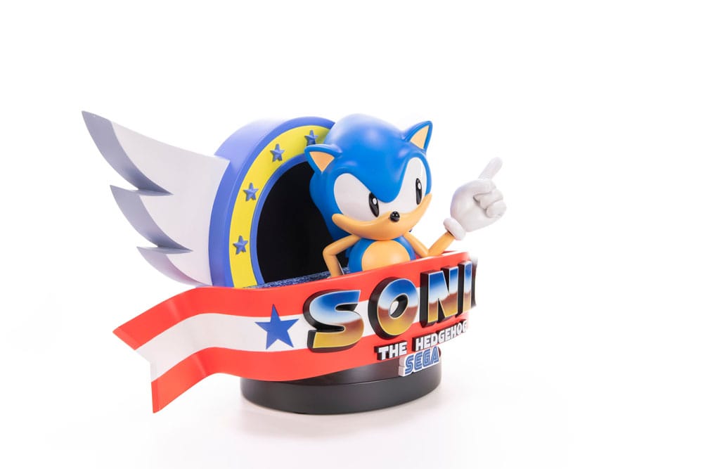 [PREORDINE] Statua Sonic the Hedgehog - Title Screen 21 cm - First 4 Figures - Statue