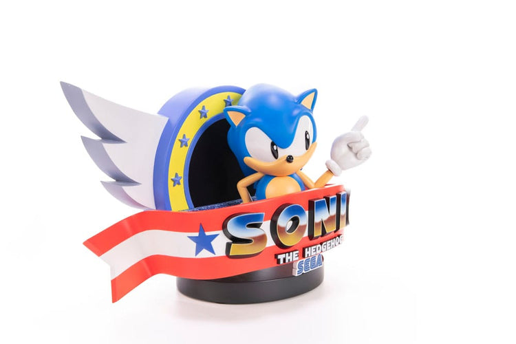 [PREORDINE] Statua Sonic the Hedgehog - Title Screen 21 cm - First 4 Figures - Statue