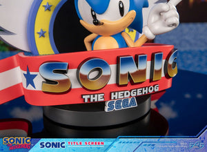 [PREORDINE] Statua Sonic the Hedgehog - Title Screen 21 cm - First 4 Figures - Statue