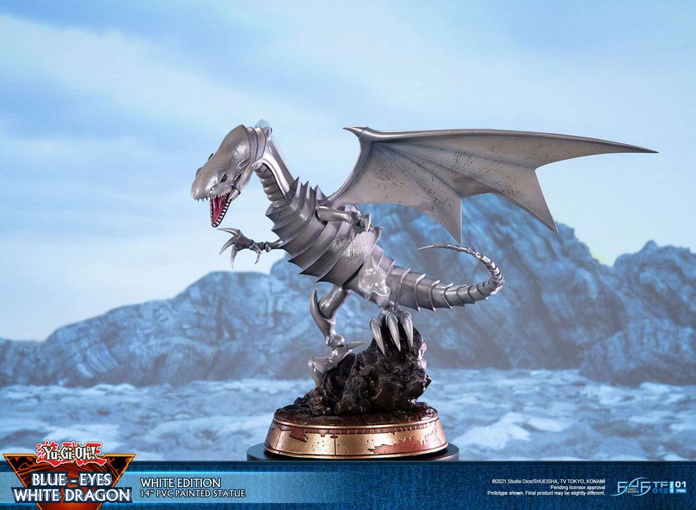 [PREORDINE] Yu-Gi-Oh! Statua PVC Drago Bianco Occhi Blu White Edition 35 cm - First 4 Figures - Statue