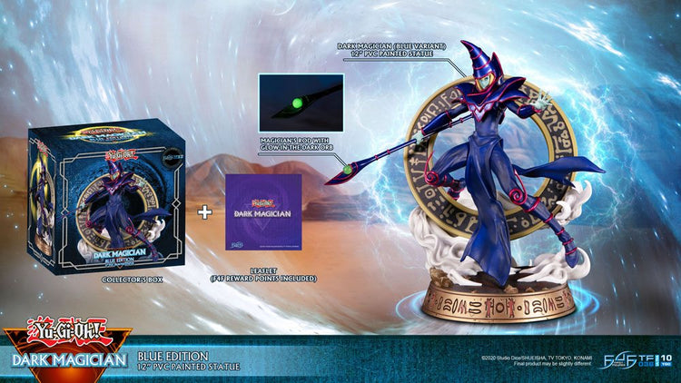[PREORDINE] Statua Yu-Gi-Oh! Dark Magician - Blue Version 29 cm - First 4 Figures - Statue