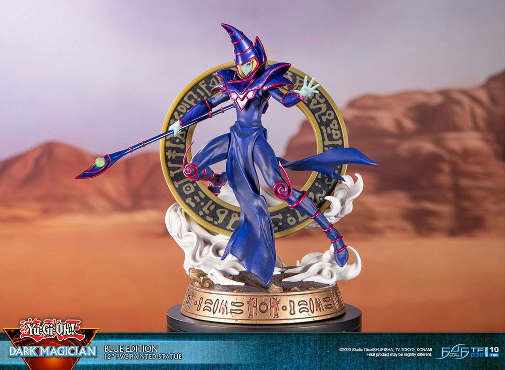 [PREORDINE] Statua Yu-Gi-Oh! Dark Magician - Blue Version 29 cm - First 4 Figures - Statue