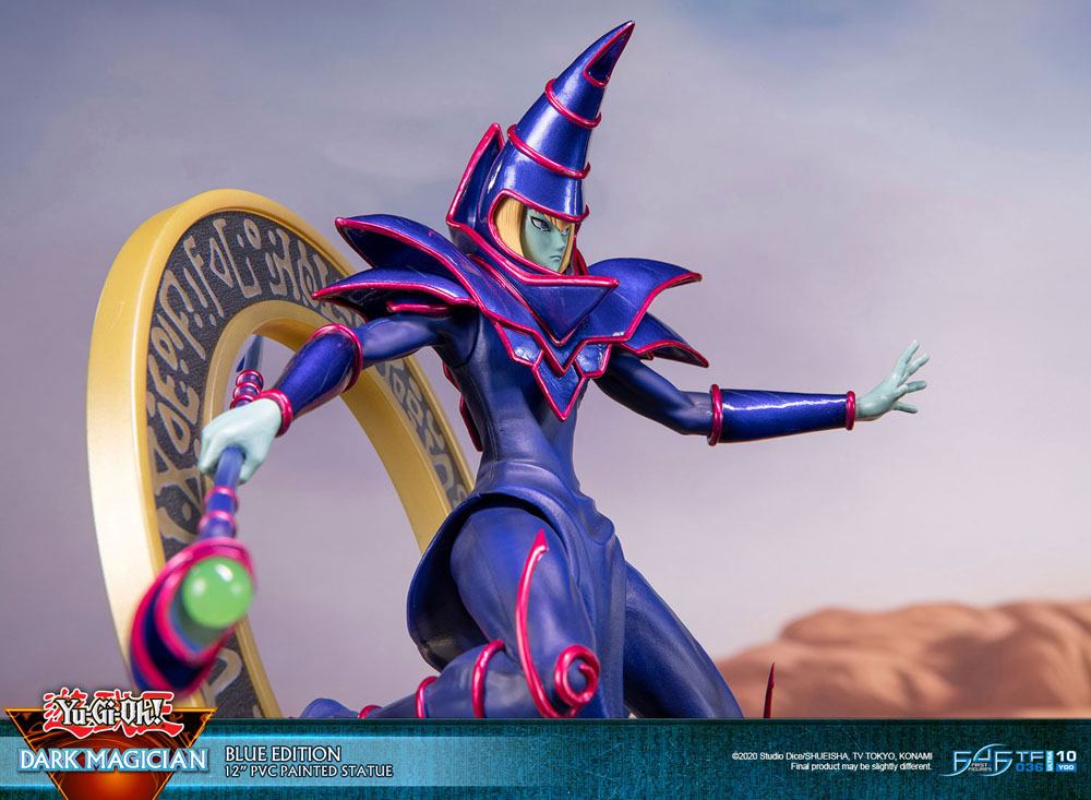[PREORDINE] Statua Yu-Gi-Oh! Dark Magician - Blue Version 29 cm - First 4 Figures - Statue