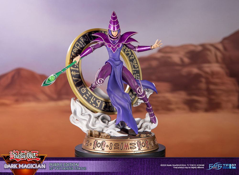 [PREORDINE] Statua Yu-Gi-Oh! Dark Magician Versione Viola 29 cm - First 4 Figures - Statue