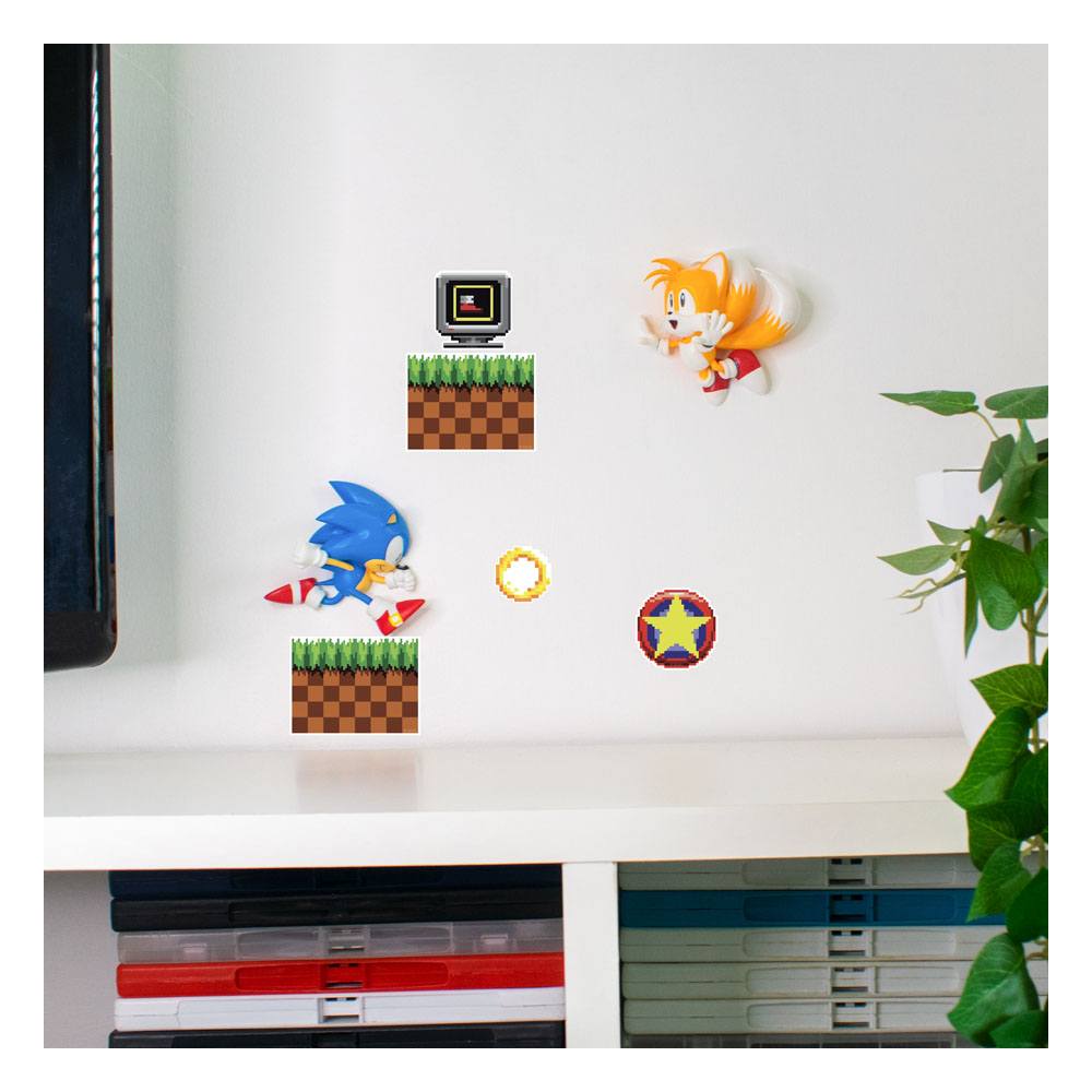 [PREORDER] SONIC - Vinyl 3D Wall Stickers - 2 Pc + Stickers