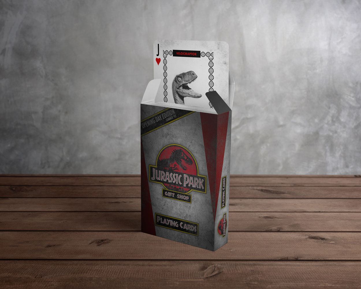 [PREORDER] JURASSIC PARK - Playing Cards (52 cards + 2 jokers)