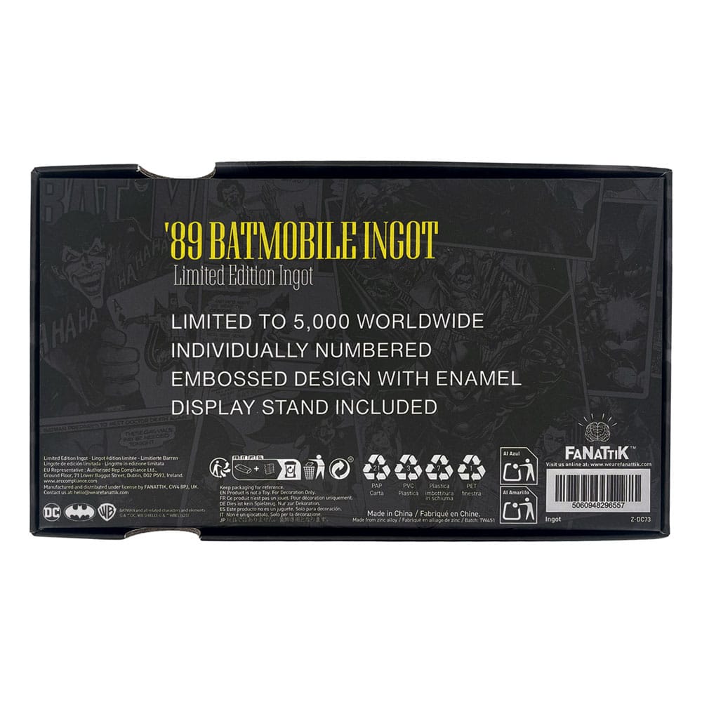 [PREORDER] DC - Batmobile - Limited Edition XL Ingot