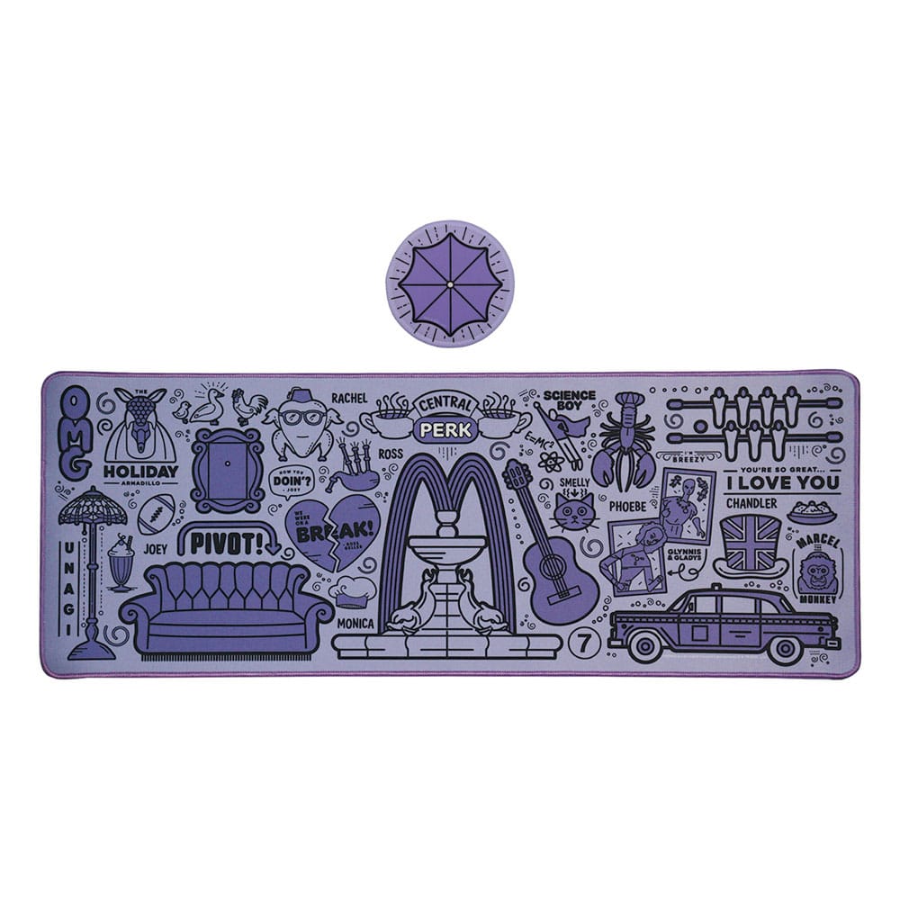 FRIENDS - 30th - XL Desktop Mat + 1 Coaster