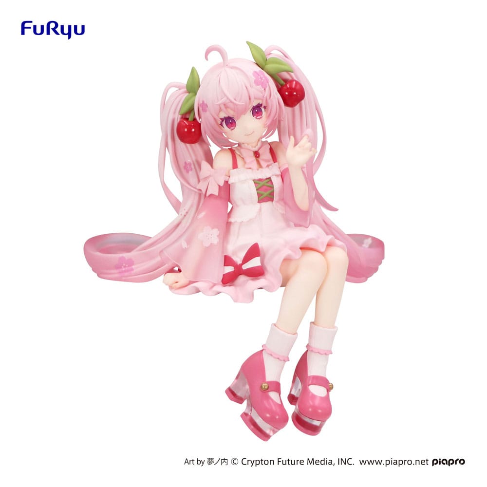 HATSUNE MIKU - Sakura Miku 2025 - Statue Noodle Stopper 14cm