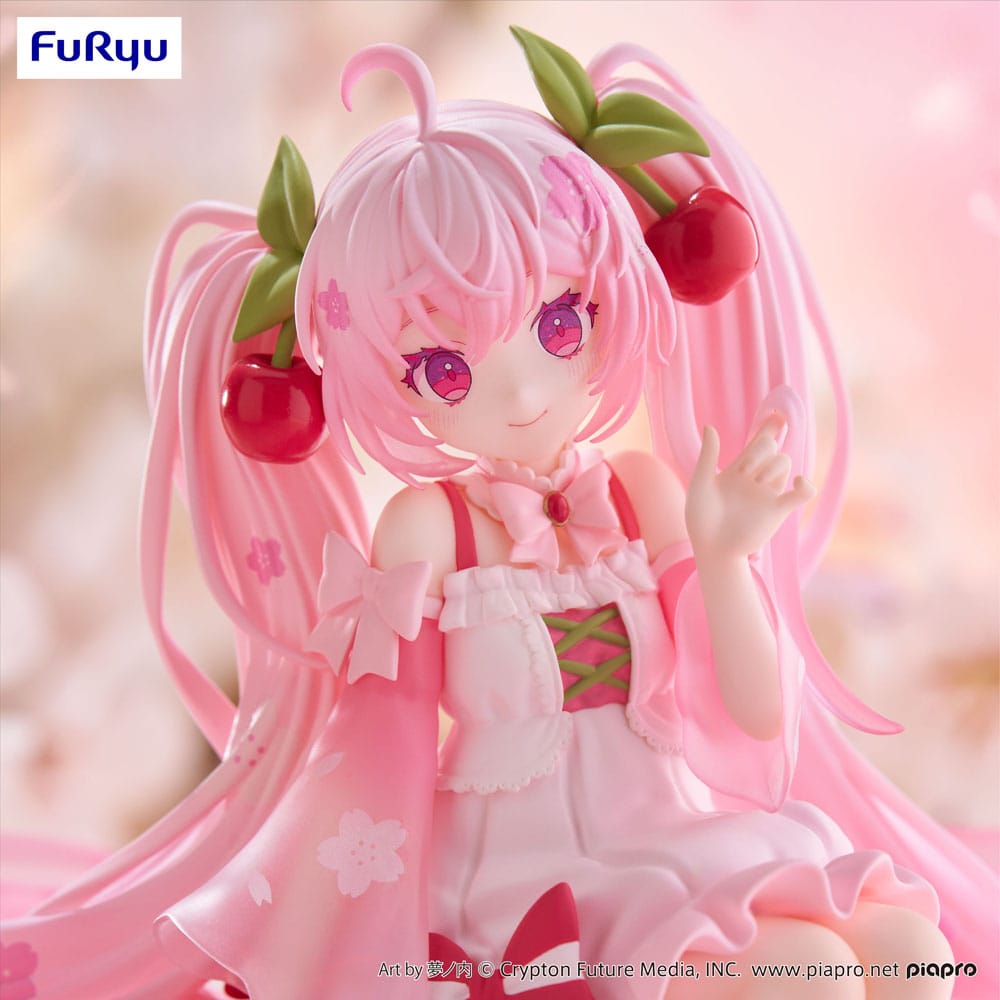 HATSUNE MIKU - Sakura Miku 2025 - Statue Noodle Stopper 14cm