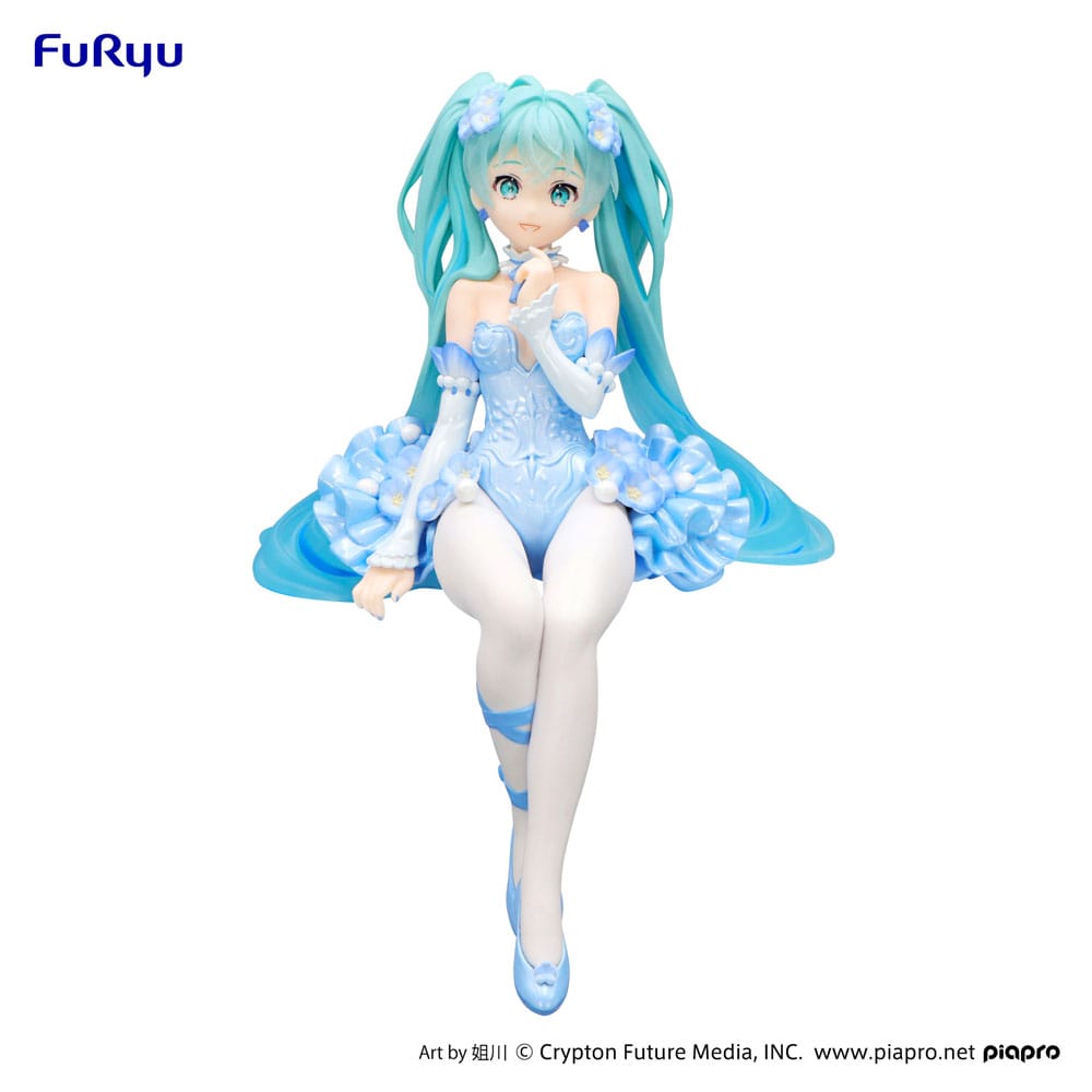 HATSUNE MIKU - Flower Fairy Nemophila - Statue Noodle Stopper 15cm