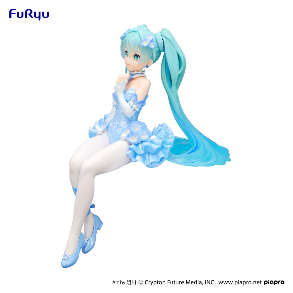 HATSUNE MIKU - Flower Fairy Nemophila - Statue Noodle Stopper 15cm