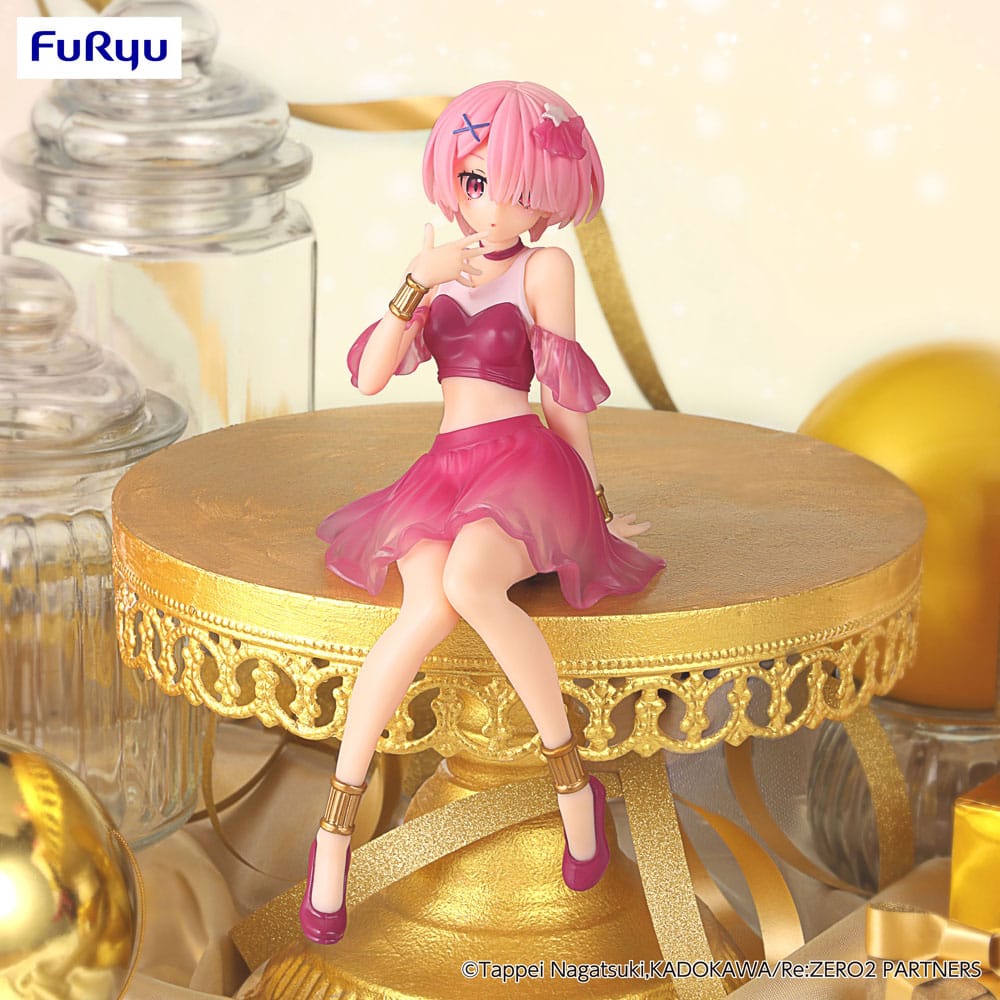 RE ZERO - Ram "Twinkle Party" - Statue Noodle Stopper 14cm