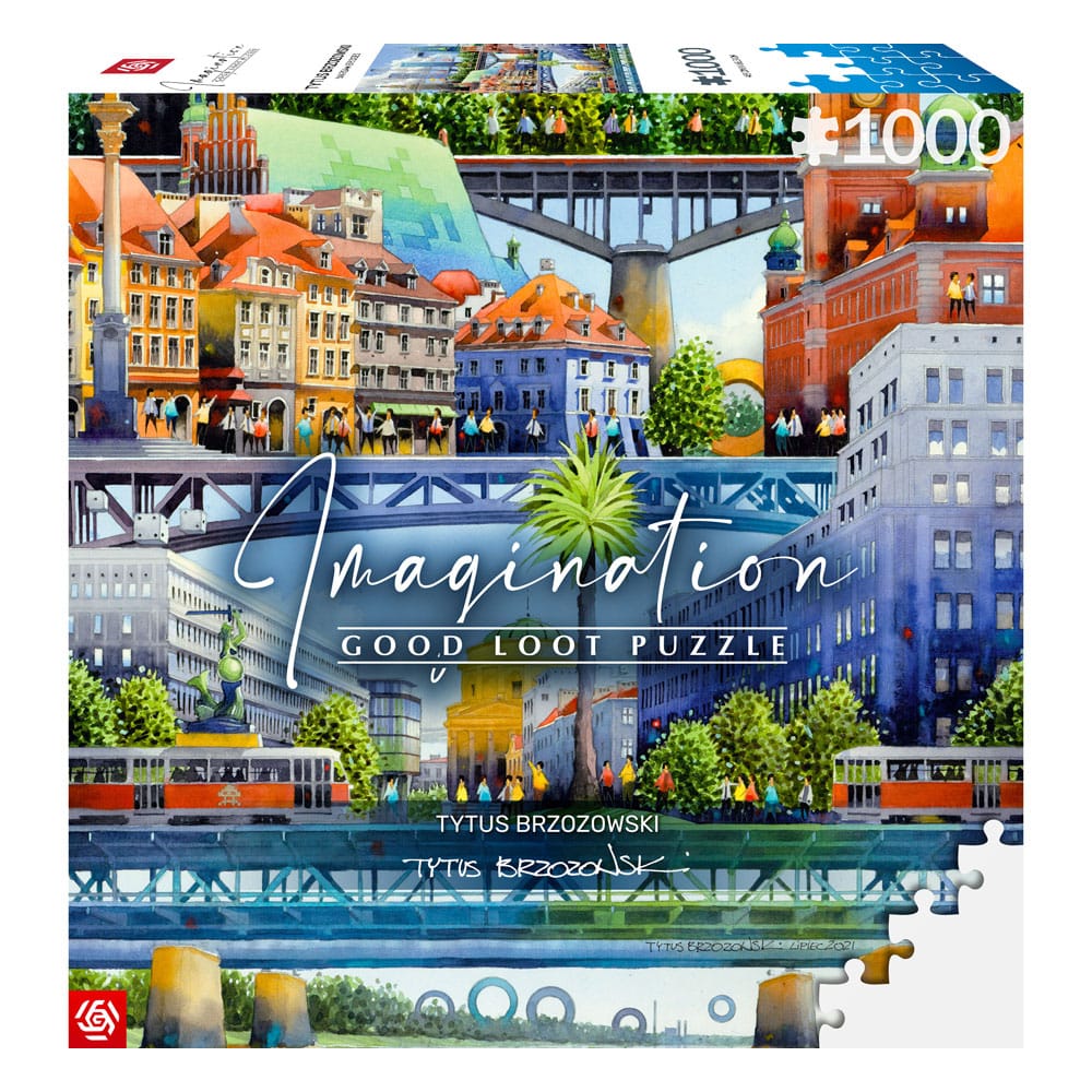 [PREORDER] Tytus Brzozowski Imagination Puzzle Warsaw Bridges (1000 pieces)